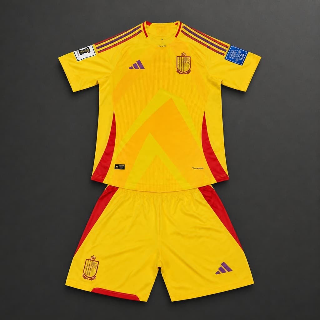 Conjunto de uniforme de futbol España 2024 visita adidas