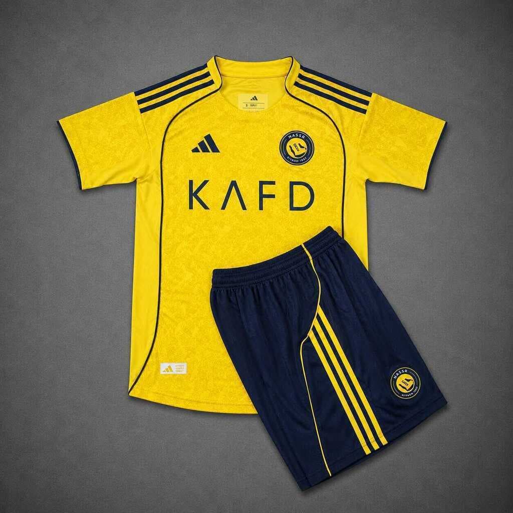 Conjunto infantil Adidas Al Nassr FC local 2024/25